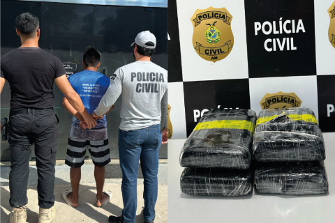 Homem é preso em flagrante por tráfico de drogas em Santo Antônio do Içá