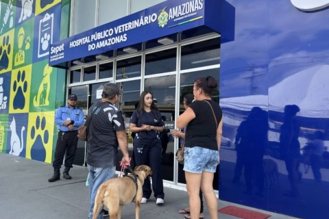 Hospital Público Veterinário do Amazonas bate recorde de atendimentos